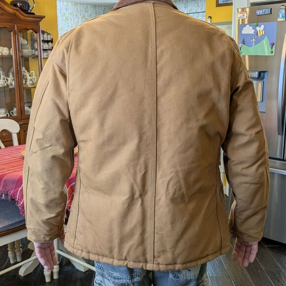 Carhartt Men's Firm Duck Insulated Traditional Coat Size Large - Picture 4 of 7